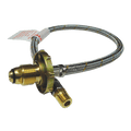 S/S Flexible Hose 600mm For Single Gas Bottle