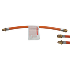 Gas hose - 6mm PVC, 5/16 SAE MF x 3/8 BSP M, 300mm