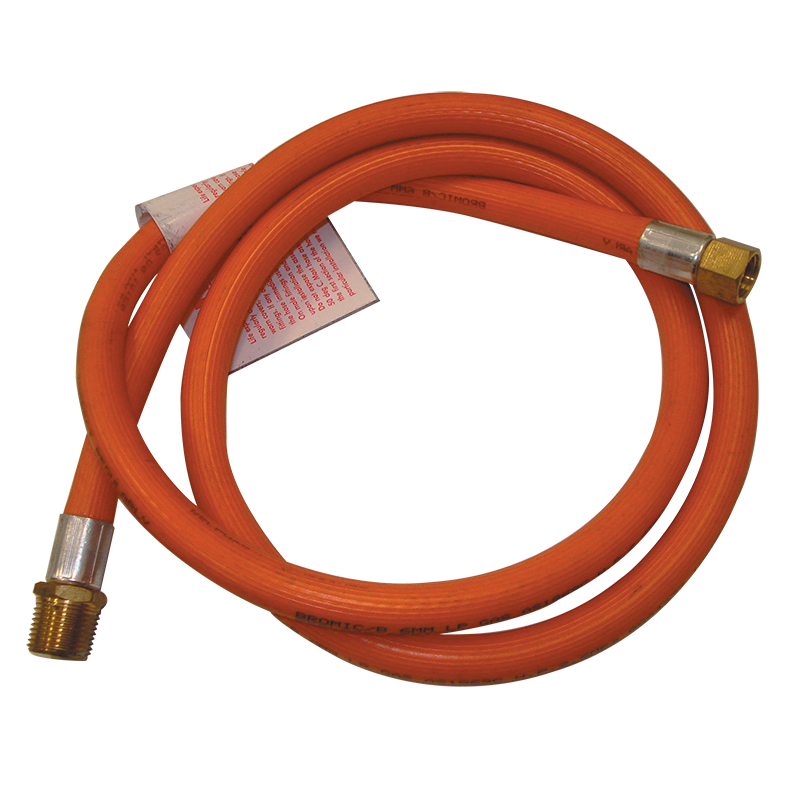 Gas Hose 3/8 BSPM x 1/4 BSPF x 1200mm