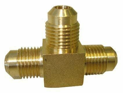 SAE All Male 3-Way Tee Connector 5/16"
