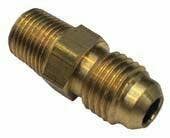 SAE 45 Degree Flare Brass Fitting Male Union 5/16 Tube 1/8 BSPT