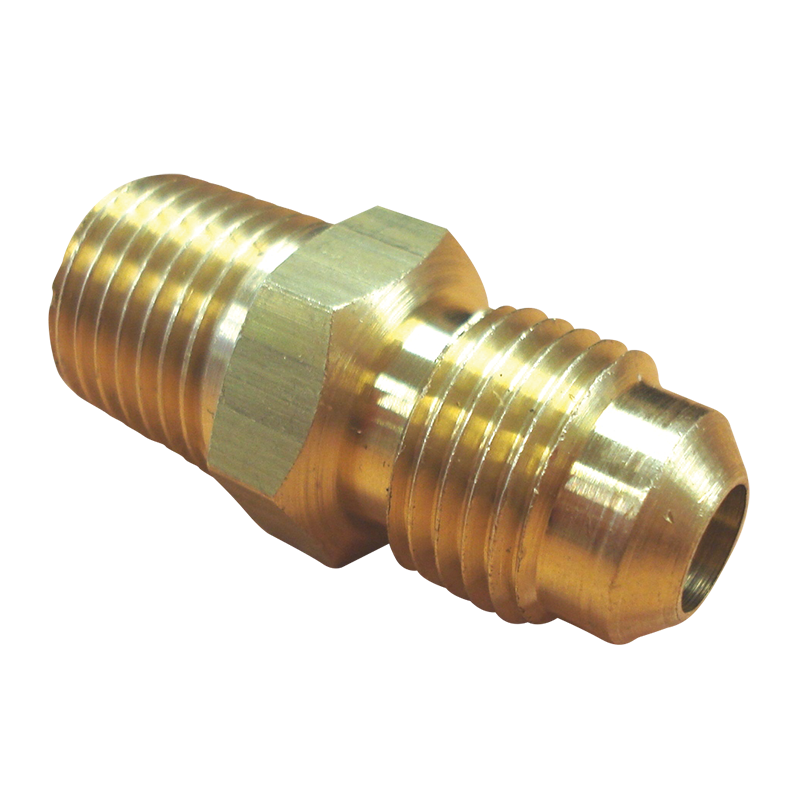 SAE Male x BSP Tapered Male Union 5/16" x 1/4"