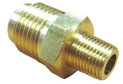SAE Male x BSP Tapered Male Union 3/8" x 3/8"