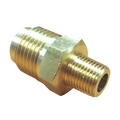 SAE Male x BSP Tapered Male Union 3/8" x 3/8"