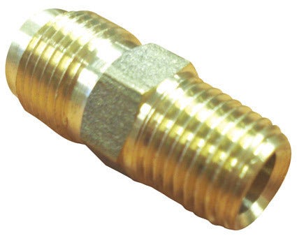 SAE Male x BSP Tapered Male Union 3/8" x 1/4"