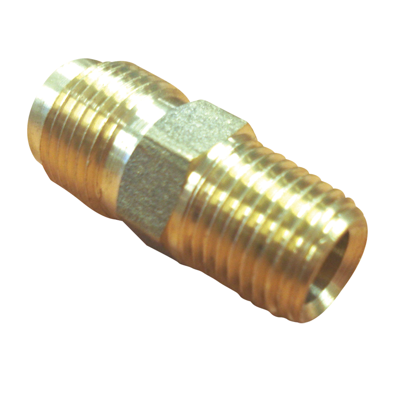 SAE Male x BSP Tapered Male Union 3/8" x 1/4"