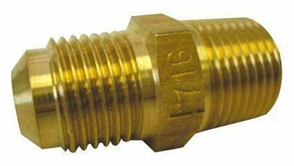 SAE Male x BSP Tapered Male Union 3/8" x 3/8"
