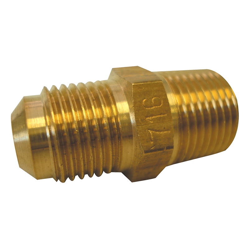 SAE Male x BSP Tapered Male Union 3/8" x 3/8"