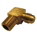 SAE Male x BSP Male Tapered Elbow 5/16" x 1/4"