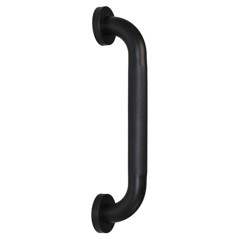 COAST 350mm Matt Black Stainless Steel Caravan Grab Handle - 32mm (D) 350mm (L).