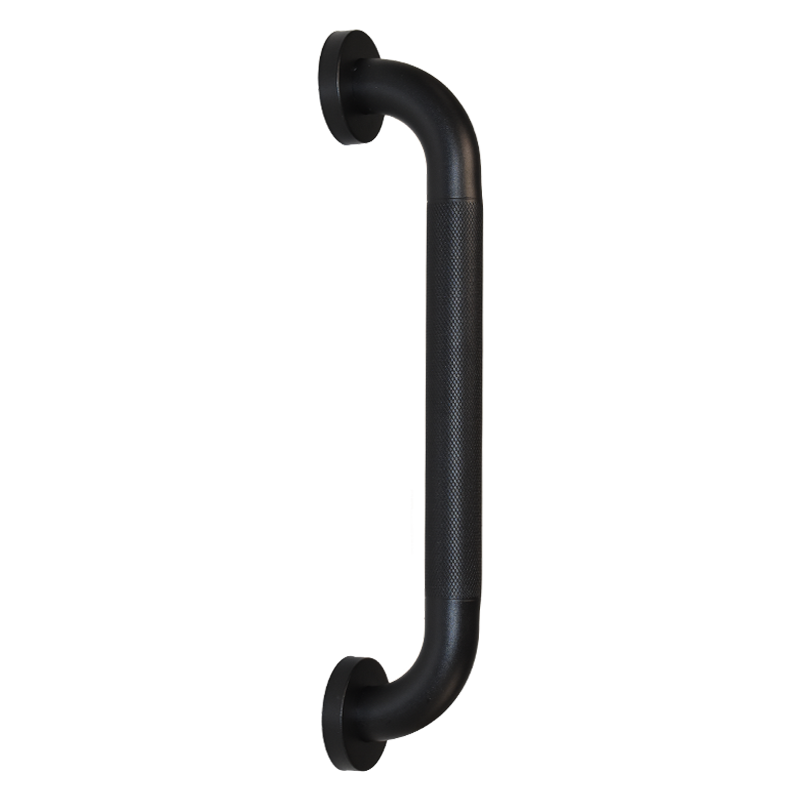 COAST 400mm Matt Black Stainless Steel Caravan Grab Handle - 32mm (D) 400mm (L).