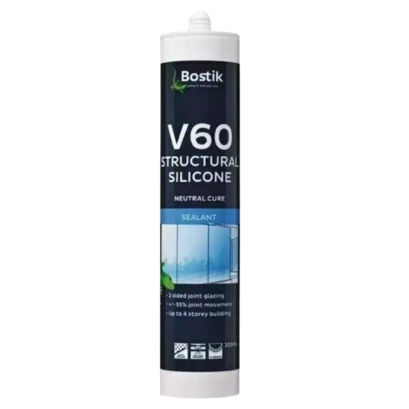 Bostik V4 Silicone Sealant Non-Acetic 300ml Tube White