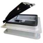 Coast RV 14x14 Black Std Wind-Up Roof Vent