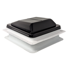 Coast RV 14x14 Black Std Wind-Up Roof Vent
