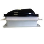 Coast RV 14x14 Black Std Wind-Up Roof Vent