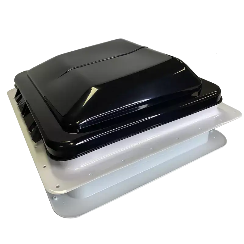 Coast RV 14x14 Black Std Wind-Up Roof Vent