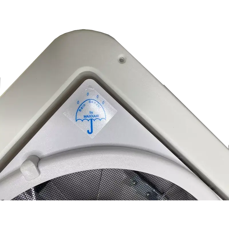 MaxxFan Plus with Thermostat, Power Lift, Rain Sensor and Remote