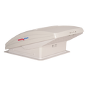 MaxxFan Deluxe with Rain Dome, Thermostat and Manual Lift