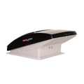 Maxxfan Deluxe - Smoke Rain Dome, T/Stat, Power Lift and Remote. 400x400mm. 00-07500KI40A