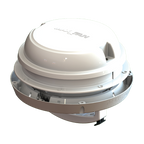 Maxxfan Dome Plus with LED & Sleeve - White