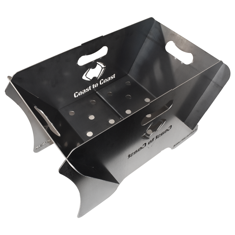 COAST STEEL Portable 600mm Firepit & Ember Tray Kit