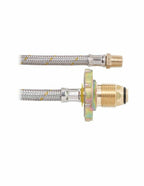 S/S Flexible Hose 450mm For Single Gas Bottle
