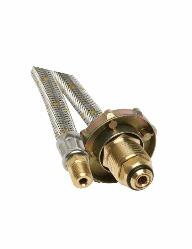 S/S Flexible Hose 600mm For Single Gas Bottle