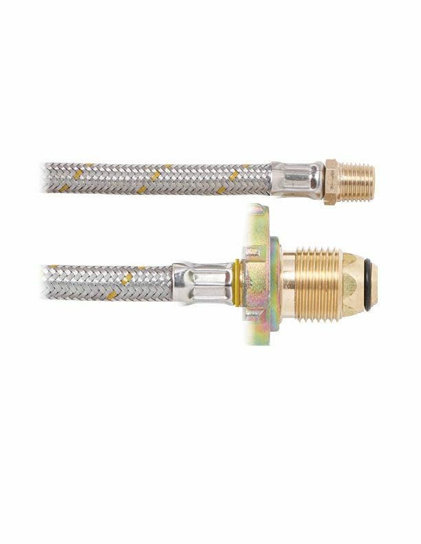 S/S Flexible Hose 600mm With Hand Wheel