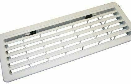 Thetford Bottom Outside Vent for 3-Way Fridges (White)