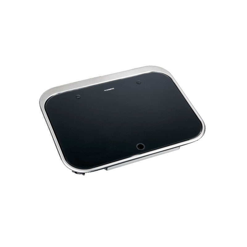 DOMETIC 3 BURNER COOKTOP FLUSH MT S/S C/W GLASS LID & 12V IGN