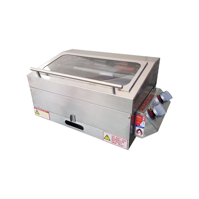 Sizzler Deluxe 2.0 Steel BBQ with High Lid with Flame Failure