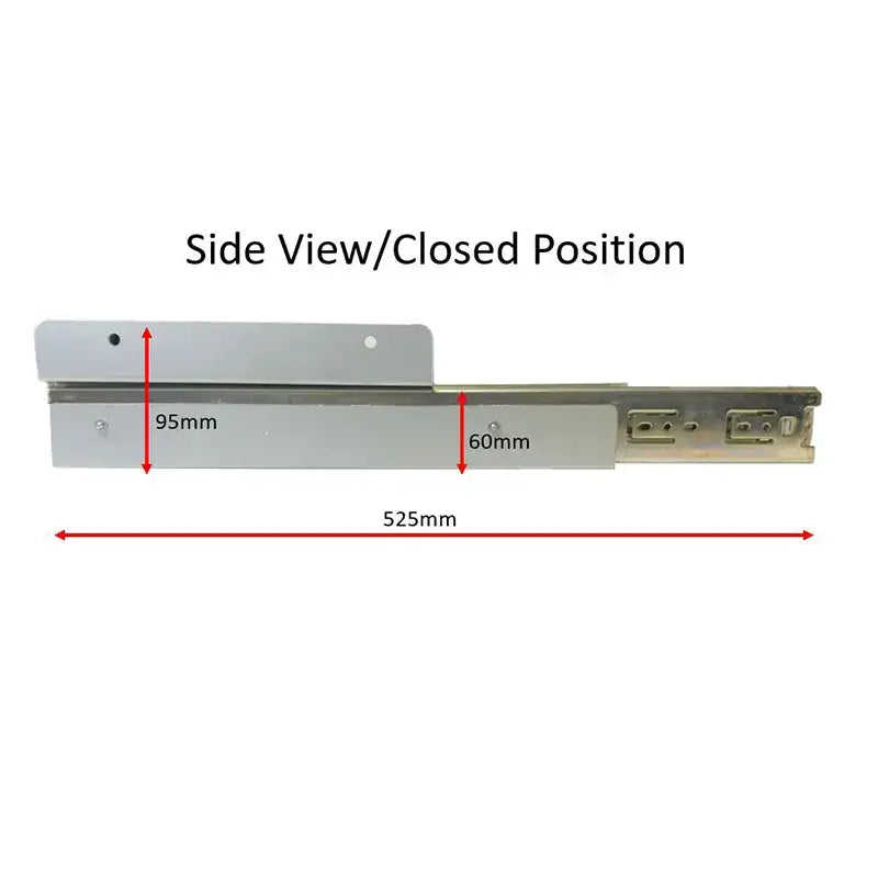 Sizzler BBQ Slide Kit with Quick Release Bracket