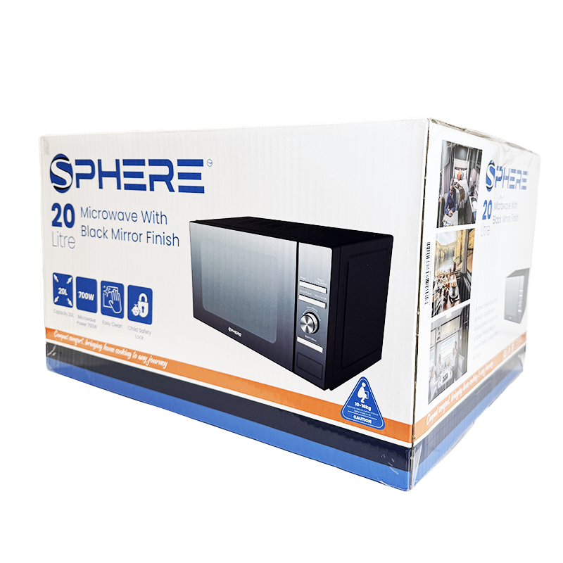 SPHERE Compact 20L Microwave | 700W - 262x452x330mm