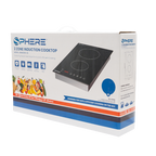 SPHERE 2 Zone Induction Cooktop | 2300W