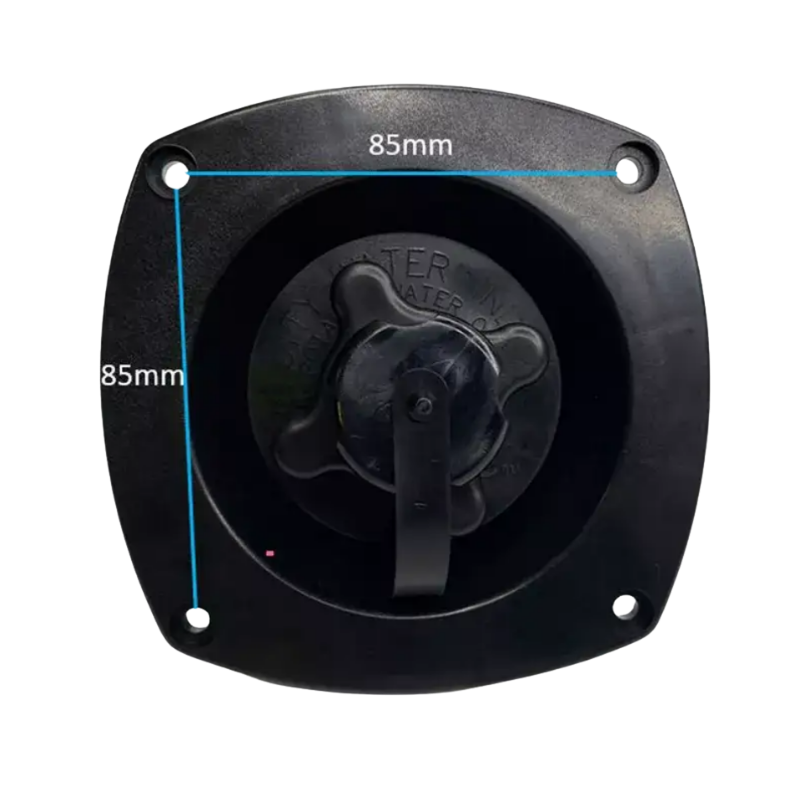 Shurflo Flush Mount Water Pressure Regulator Black. 183-020-06