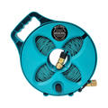 FLAT-OUT 7.5m Drink Water Hose on  Compact Multi-Reel - TEAL. C7T