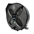 FLAT-OUT 32mm Sullage Hose 9 m on Original Multi-Reel - MATTE BLACK. M4K