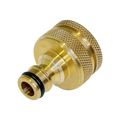 FLAT-OUT Tap Adaptor: 3/4" & 1" to Snap-On Brass. P4