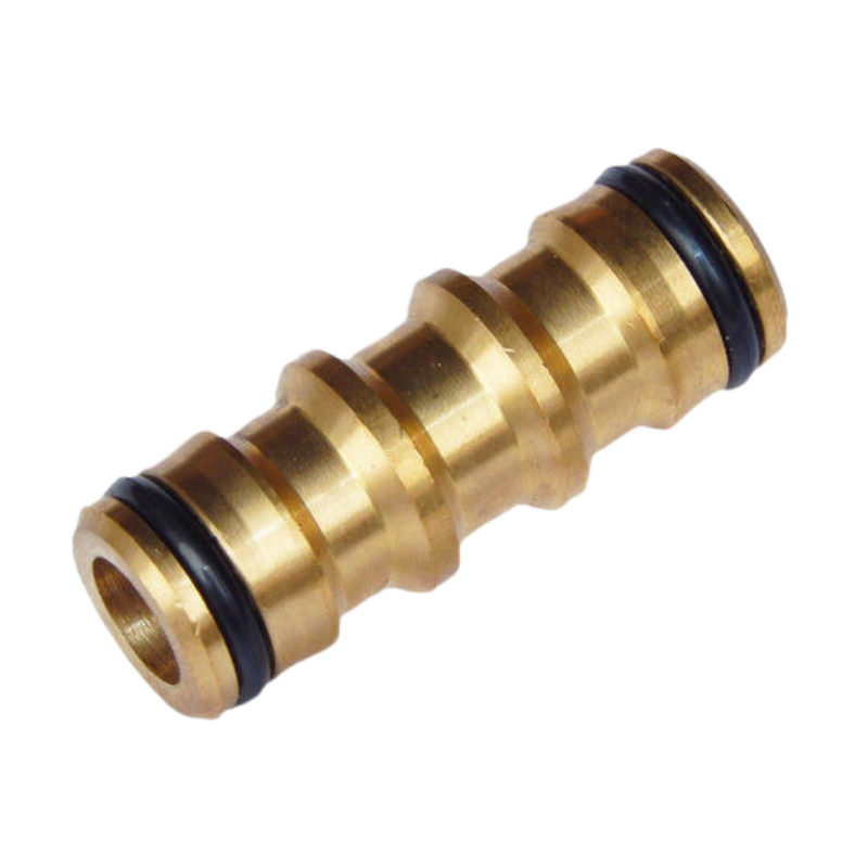 FLAT-OUT Hose Coupler: Snap-On Brass 12mm. P7