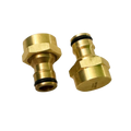 FLAT-OUT Brass hose plug set | 12mm quick connect seal kit for storage. P22