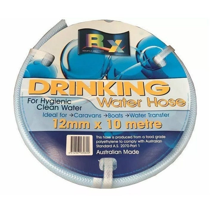 Non-Toxic Reinforced Drinking Water Hose 10mtr Roll