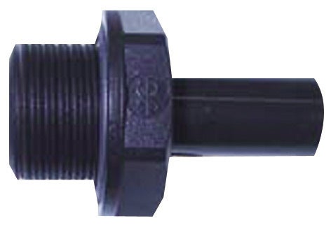 John Guest Plastic 12mm x 1/2 BSP Straight Male Stem Adapter