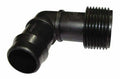 19mm Barbed x 3/4" BSP Male Threaded Elbow