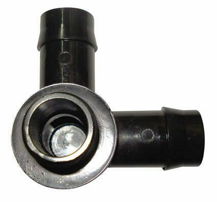 19mm Barbed x 1/2" BSP Male Threaded Corner Elbow