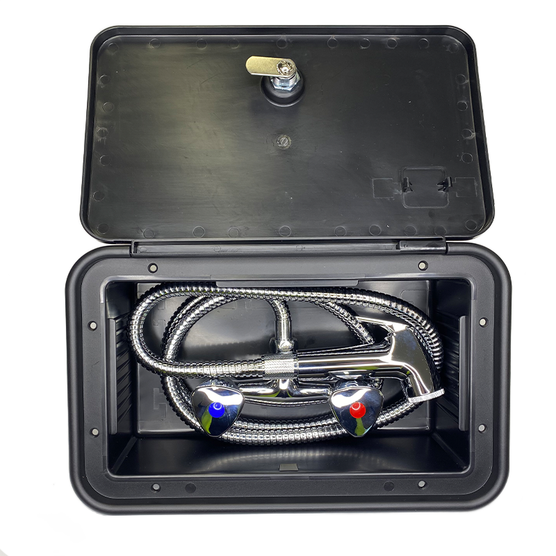 External Shower Box WaterMarked Black