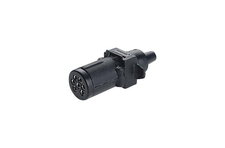 Narva Trailer Plug 6 Pin Small Round Plastic.