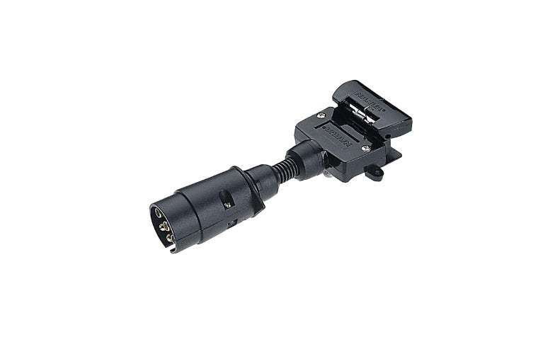 Narva Trailer Adaptor 5 Pin Large Round Car To 7 Pin Flat Van