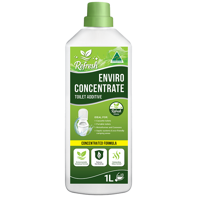 Coast RV Refresh Green 1L Enviro Concentrate Toilet Additive