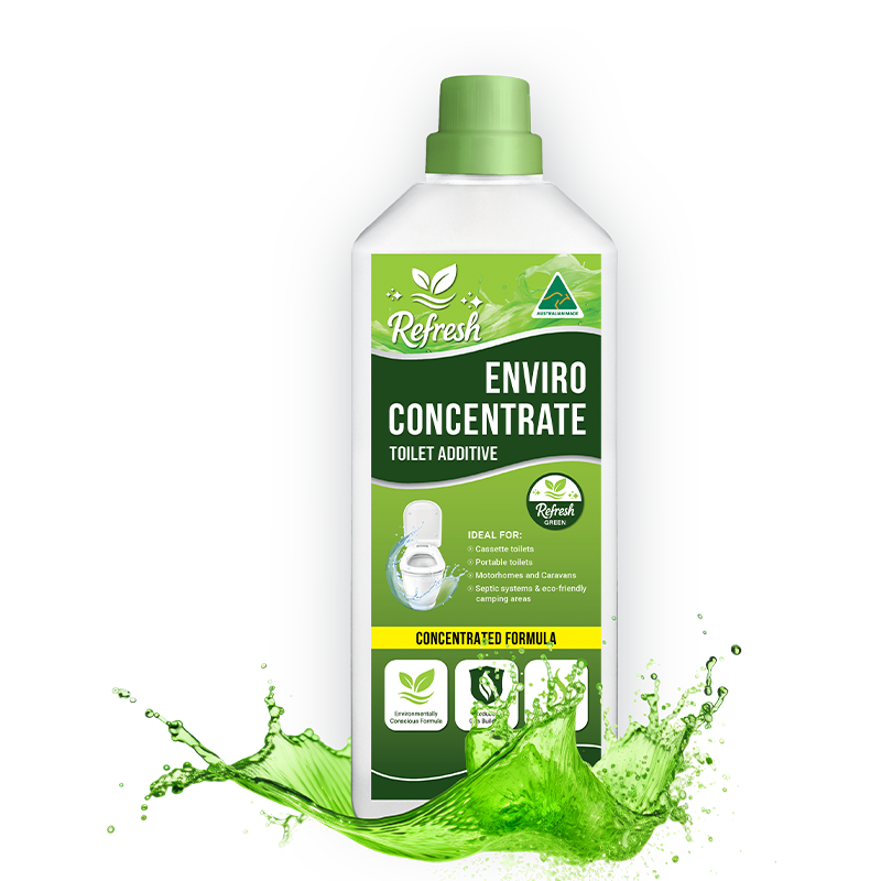Coast RV Refresh Green 1L Enviro Concentrate Toilet Additive