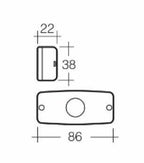 Narva Clear Front Lamp With Built In Reflector